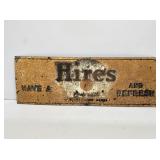 Hires Root Beer Embossed Metal Patina Sign