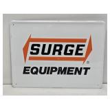 Surge Milker Equipment Embossed Metal Sign