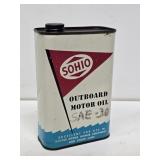 Sohio Outboard Motor Oil 1 Quart Can