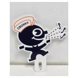 Orange Crush Soda Enameled License Plate Topper