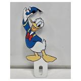 Donald Duck Enameled License Plate Topper
