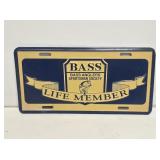 Bass Anglers Souvenir License Plate