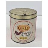 NOS GBD Tobacco Tin