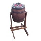 Early Rev-O-Noc No. 0 Barrel Churn with Stand