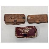 Corydon & Jeffersonville, IN Leather Key Chains