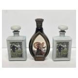 Vintage Glass Whiskey Decanters