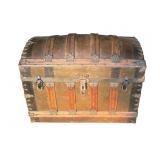 Nice Victorian Camel Back Trunk