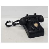 Vintage 2 Piece Hand Crank Telephone