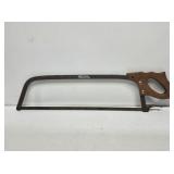Vintage Meat Saw with Wooden Handle
