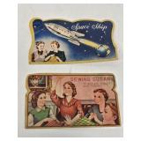 2 Early Lithograph Needle Books