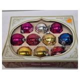 Vintage Shiny-Brite Christmas Ornaments with Box