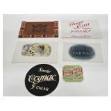 6 NOS Cigar Box Labels