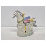 Carousel Horse Ceramic Cookie Jar