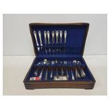 Silverplate Flatware Set with Chest