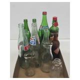 Assorted Soda & Milk Bottles