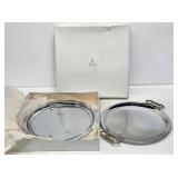 2 Silverplate Trays from Albin Jewelers Corydon