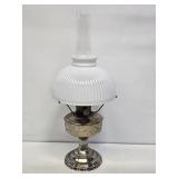 Aladdin Model 12 Metal Oil Lamp with Shade