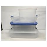 Flat Plastic Storage Totes