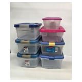 Small Plastic Storage Totes with Lids