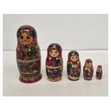 5 Piece Russian Nesting Doll Set