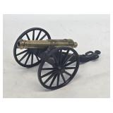 Small Brass & Cast Iron Model Cannon