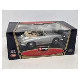 NIB Burago Die Cast 1961 Porsche 356B Car