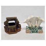 2 McCoy Pottery Flower Planters