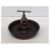 Early Nut Bowl with Center Nutcracker