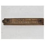Stanley No. 68 Wood & Brass Folding Ruler