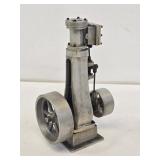 PM Research Cast Aluminum Vertical Steam Engine