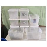Small Plastic Storage Totes