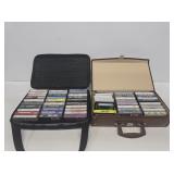 Cassette Tapes with Carrying Cases