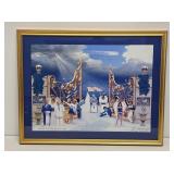 UK Basketball Artist Proof Framed Print
