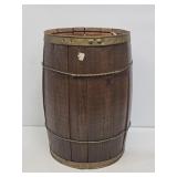 Primitive Wire Banded Wooden Nail Keg