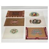 6 NOS Cigar Box Labels