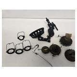 Cast Iron Lamp Bracket & Oil Lamp Parts