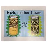 NOS Dental Snuff Lithograph Ad