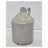 White 1 Gallon Stoneware Shoulder Jug