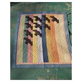 Multi-Color Lap Quilt