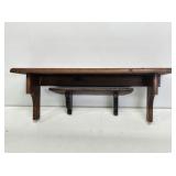 2 Wooden Clock Shelves