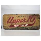 Upper 10 Soda Embossed Metal Sign