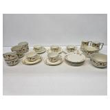 Assorted Hall's Autumn Leaf Jewel Tea Dishes