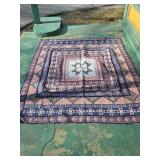 Dark Colored Star Pattern Quilt