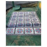 Pink & Blue Dresden Plate Quilt