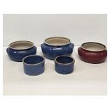 Uhl Pottery Stoneware Bean Pots and Butter Crocks