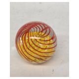Art Glass Swirl Paperweight