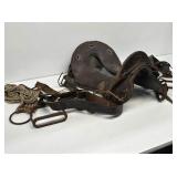 Early McClellan Leather Saddle