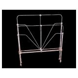 Early Wrought Iron Twin Bed