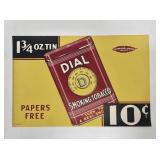 1940's NOS Dial Tobacco Lithograph Ad