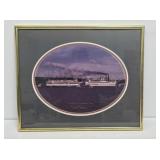 The Great Steamboat Race Framed Photo